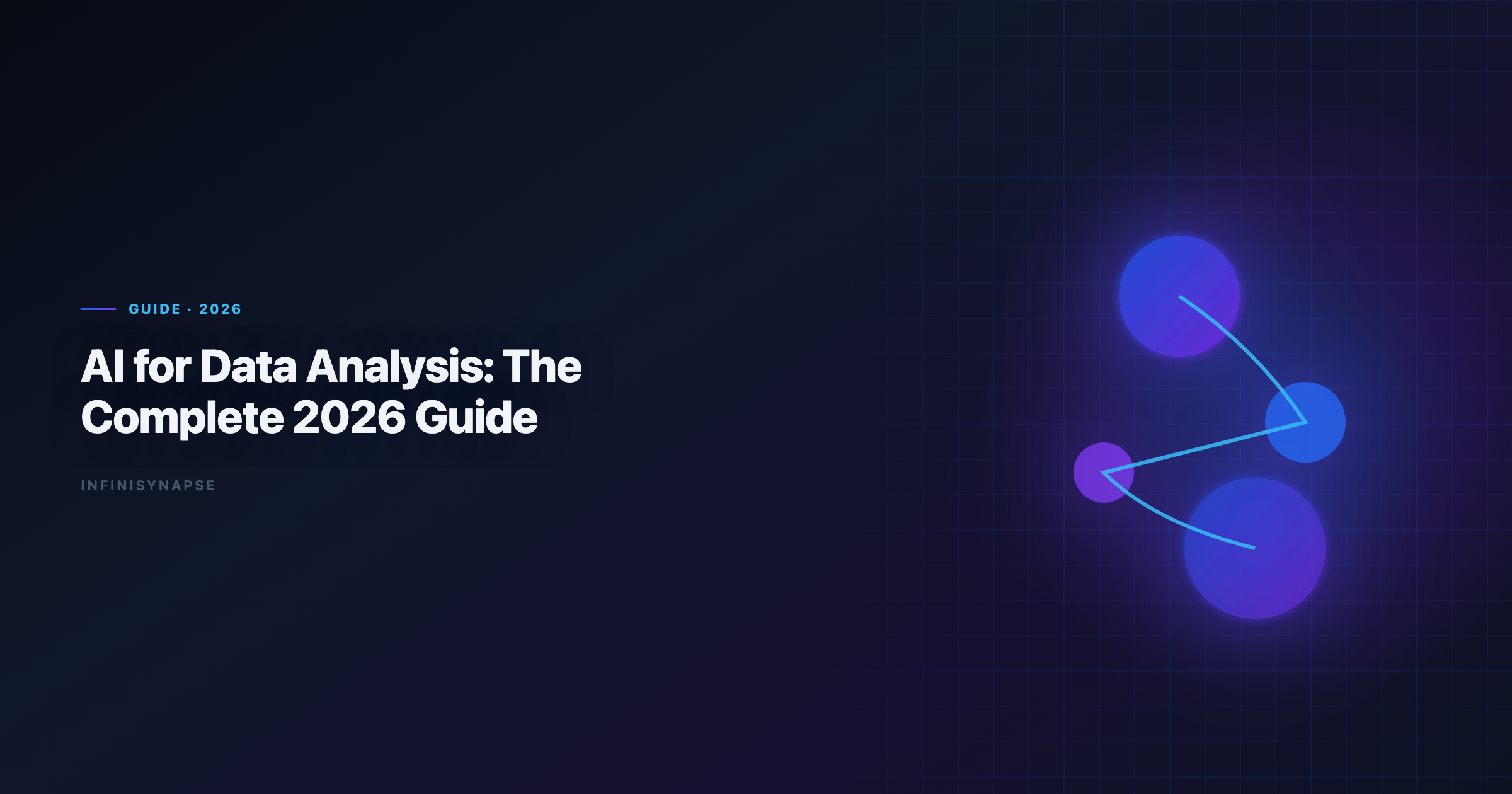 AI for data analysis in 2026: a workflow map from question to insight, split between AI-enabled copilots and AI-native agents