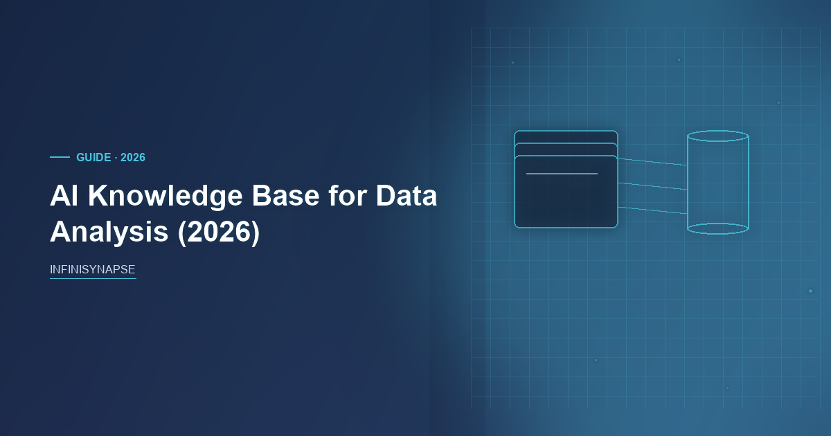 AI Knowledge Base for Data Analysis (2026) — InfiniSynapse guide cover