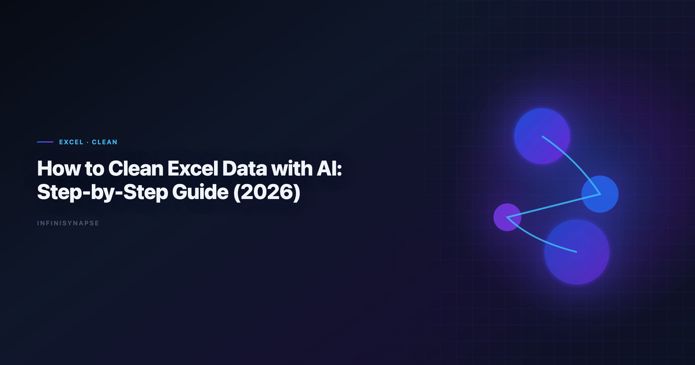 Hero image for clean excel data with ai workflow