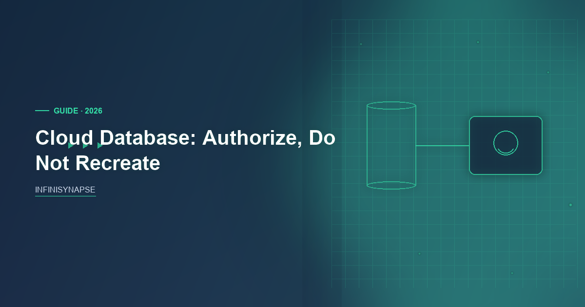 Cloud Database: Bind, Then Replay — InfiniSynapse guide cover