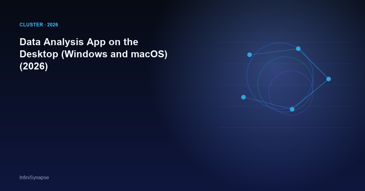 Data Analysis App on the Desktop (Windows and macOS) (2026)