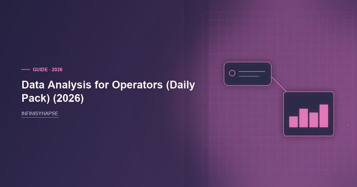 Data Analysis for Operators: Bind, Then Replay — InfiniSynapse guide cover