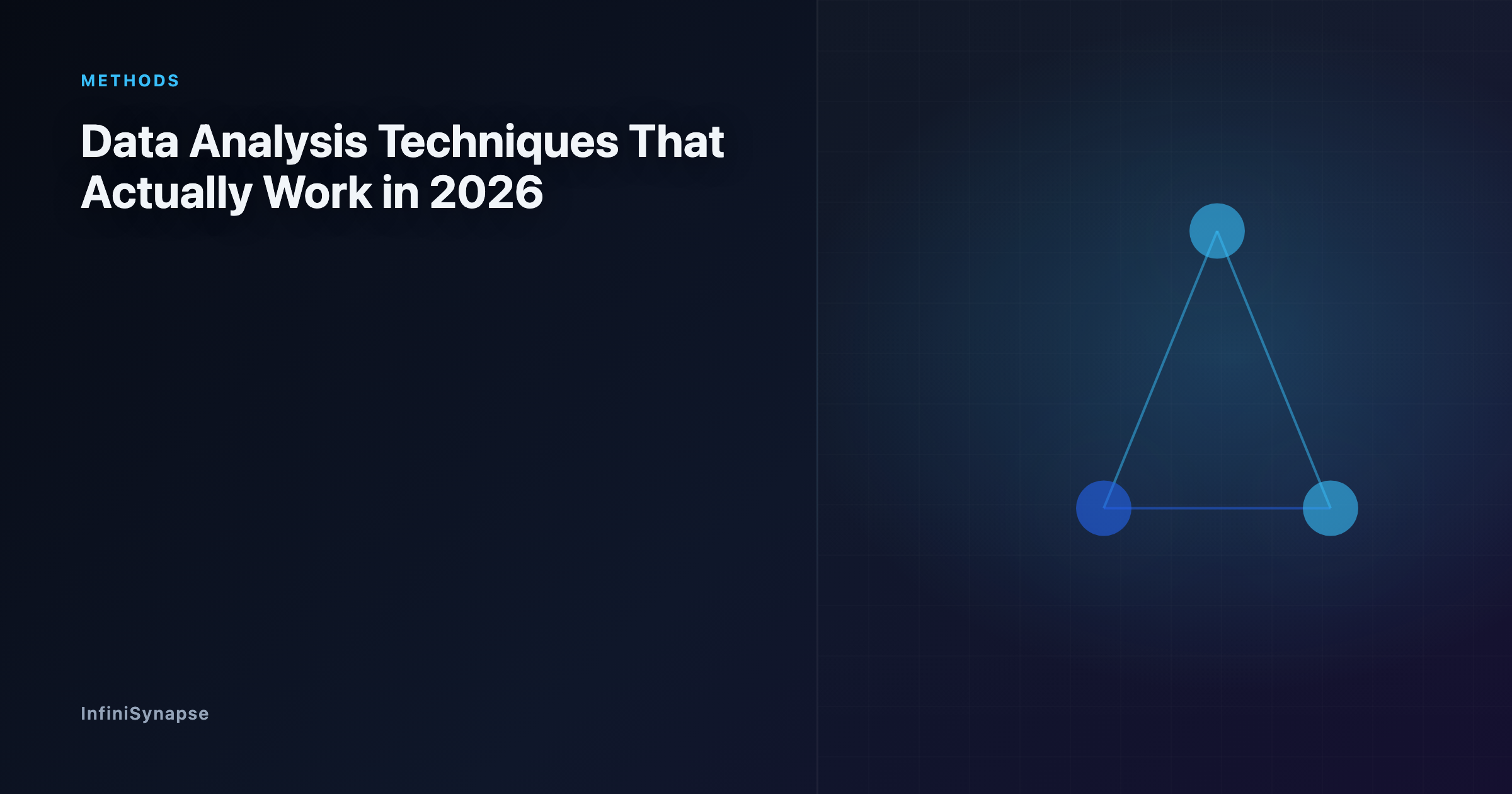 A catalog of practical data analysis techniques for 2026, organized by the job each one does