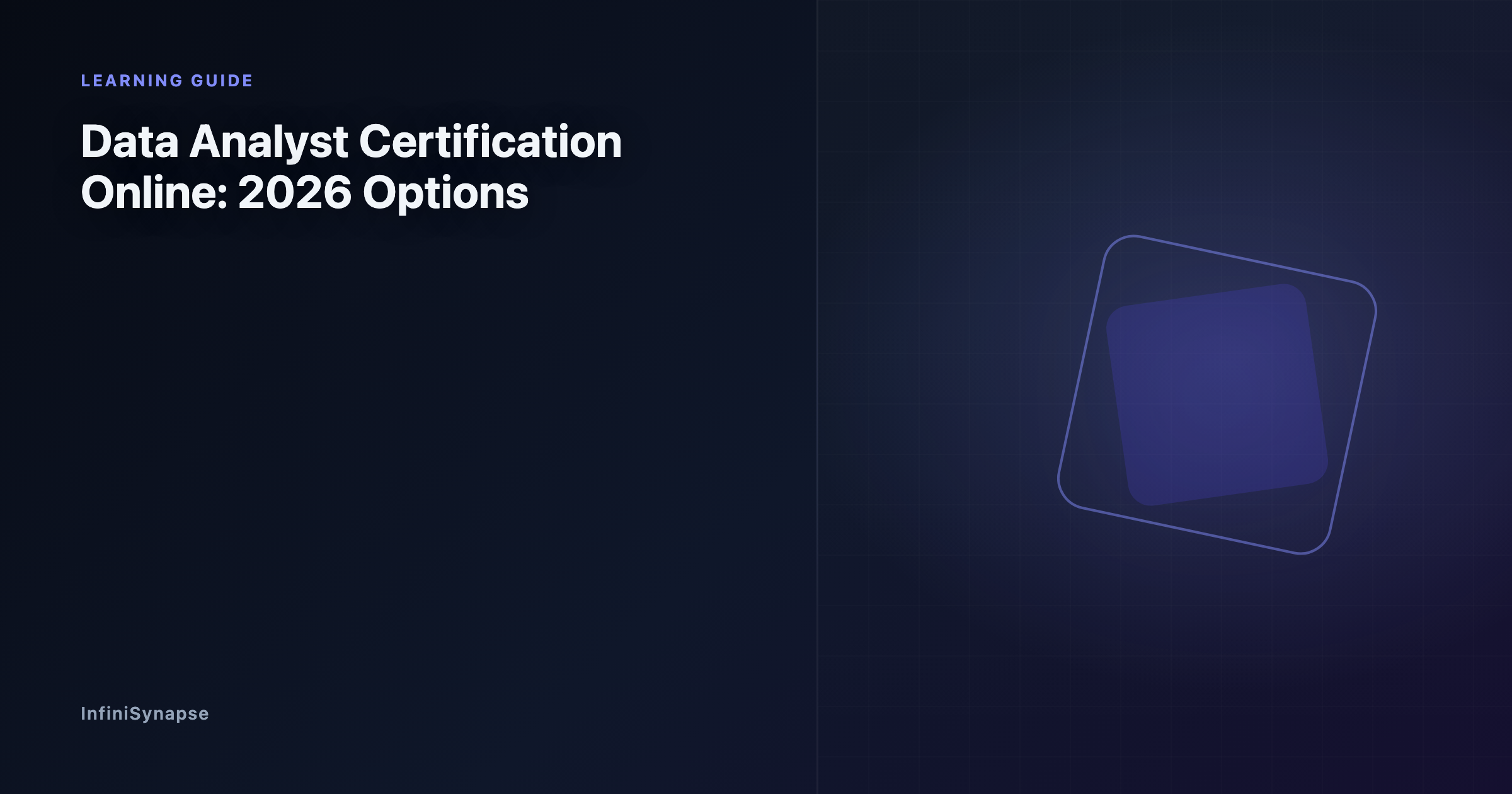 Online data analyst certification options in 2026: programs compared by recognition, curriculum, and career value