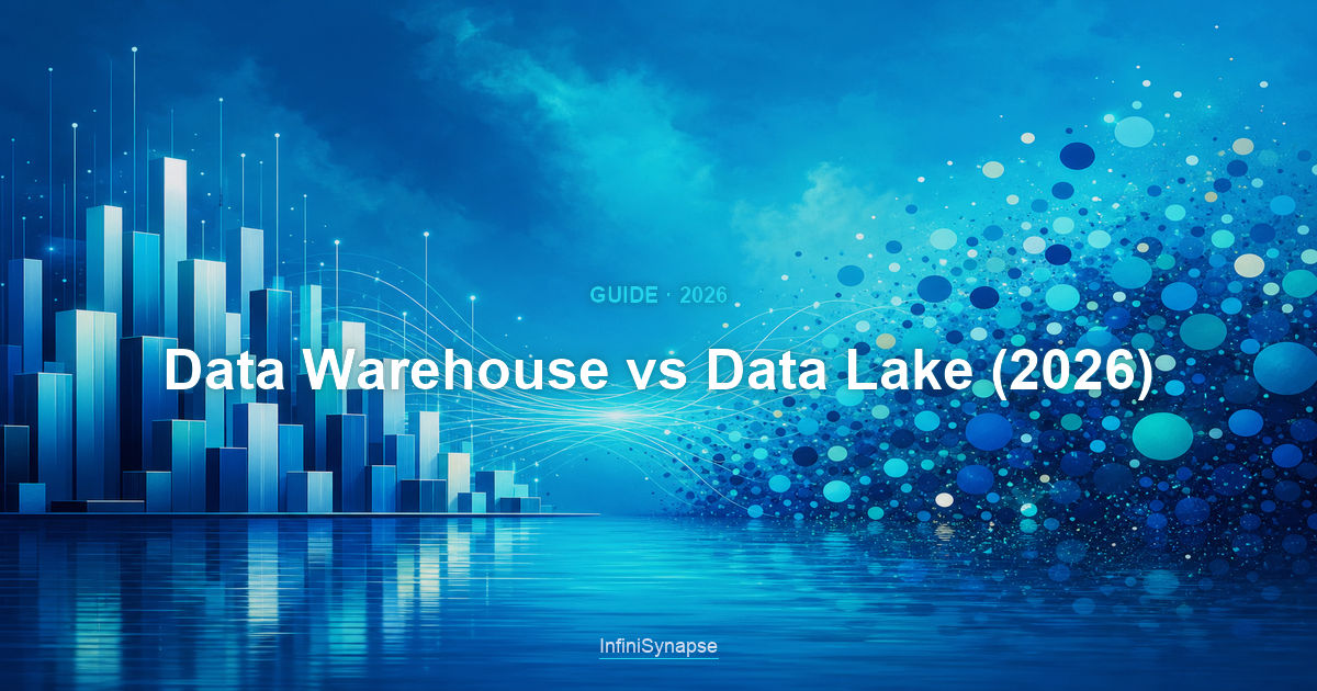 A warehouse-first data warehouse vs data lake comparison for 2026: structured reliable analytics versus raw flexible storage