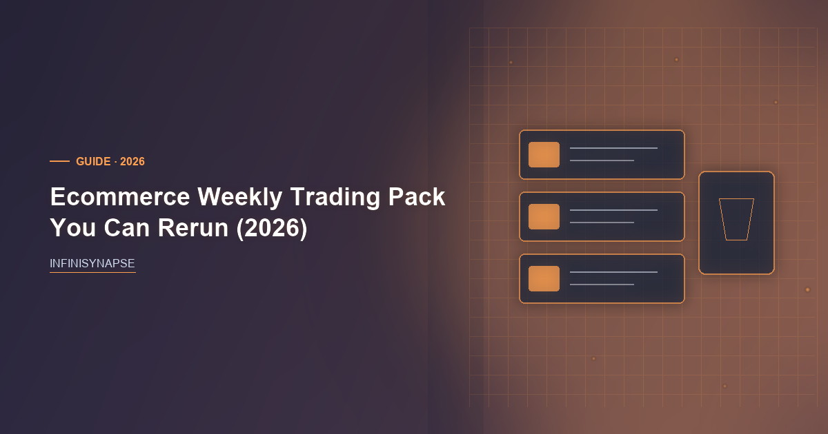 Ecommerce Weekly Trading Pack You Can Rerun