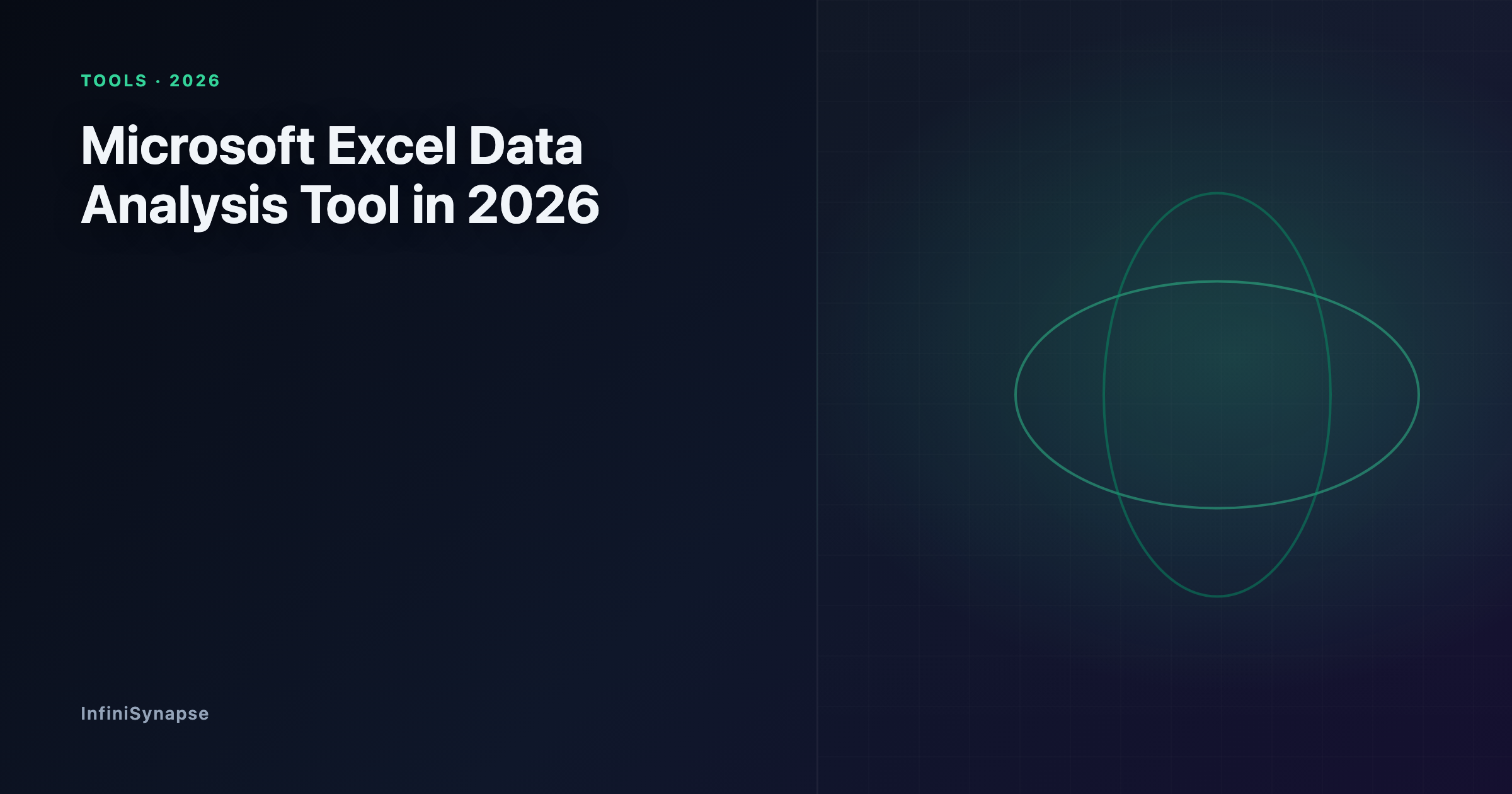 Microsoft Excel data analysis tool in action: pivot tables, formulas, and charts, with the point where work hands off to an AI-native agent