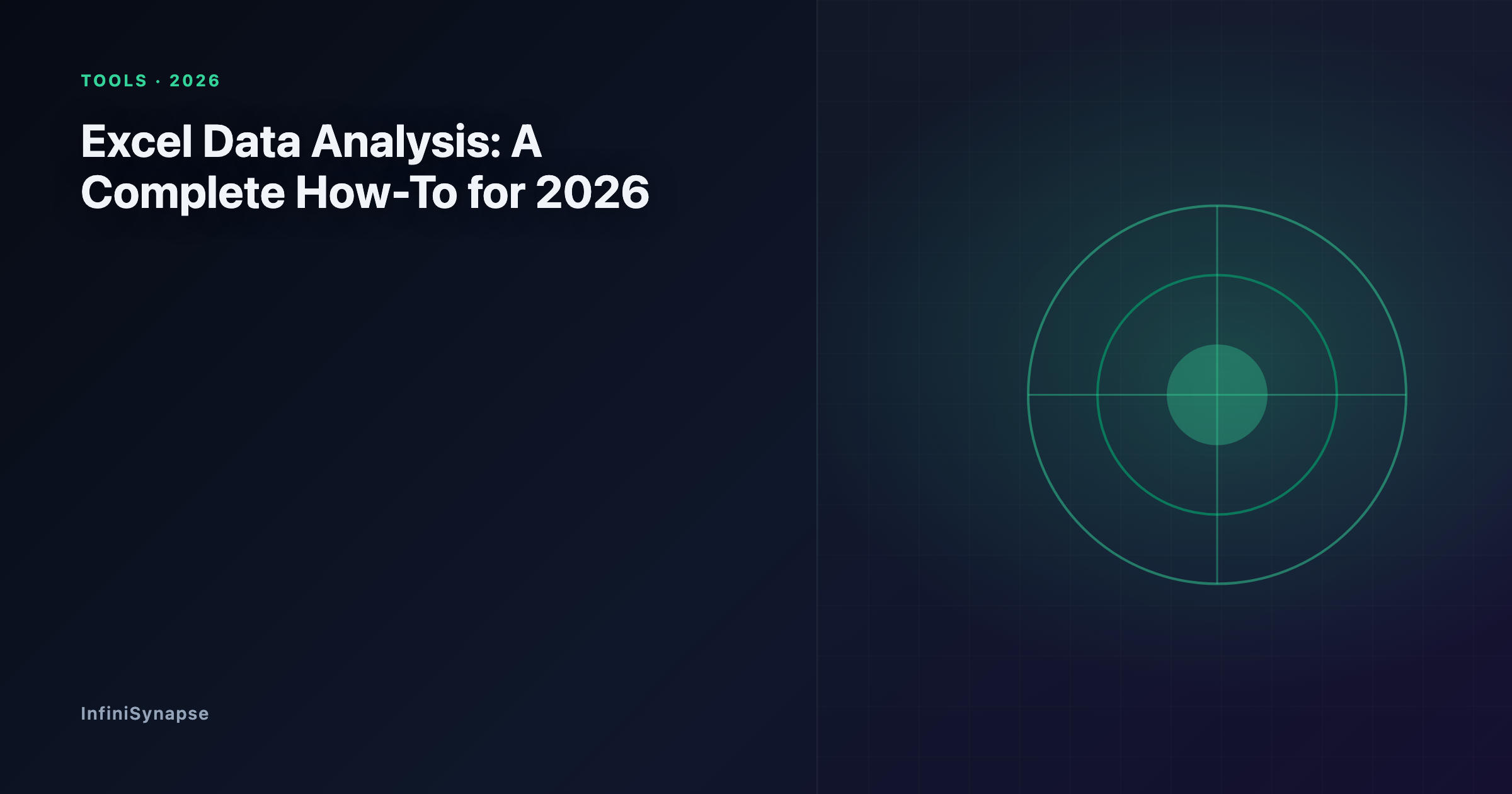 Complete Excel data analysis workflow for 2026: import, clean, pivot, chart, and interpret, with the handoff point to an AI-native agent