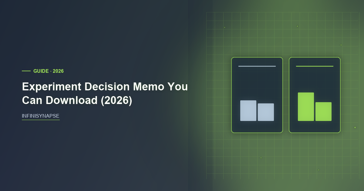 Downloadable Experiment Decision Memo