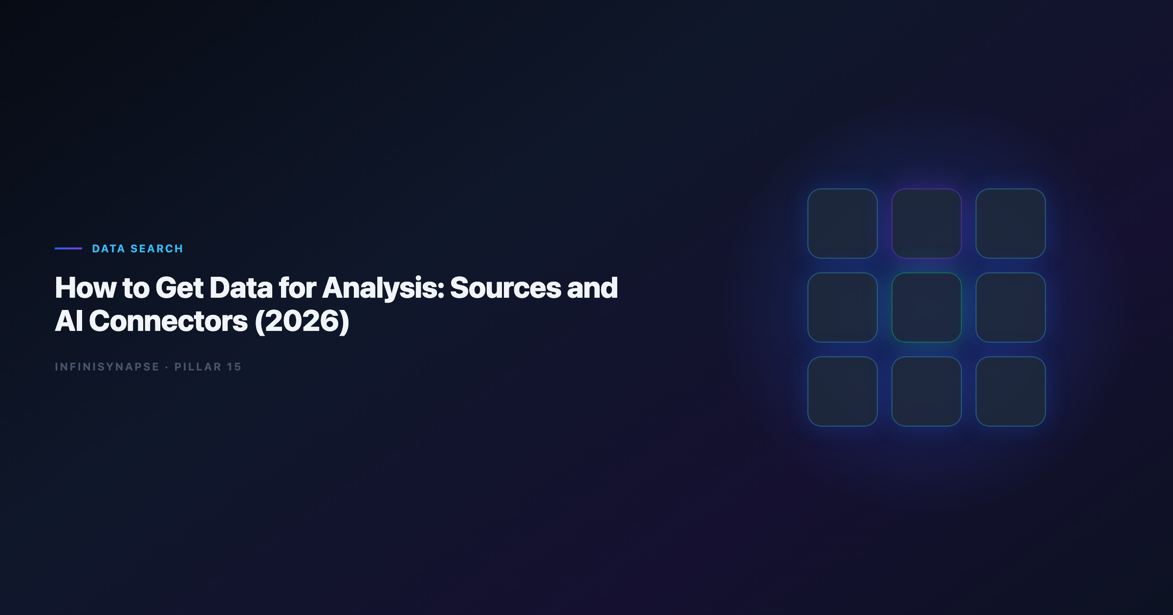 How to get data for analysis with AI connectors