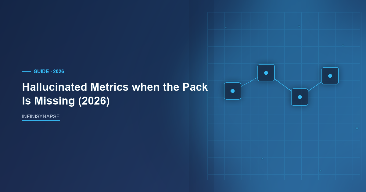 Hallucinated Metrics: Bind, Then Replay — InfiniSynapse guide cover