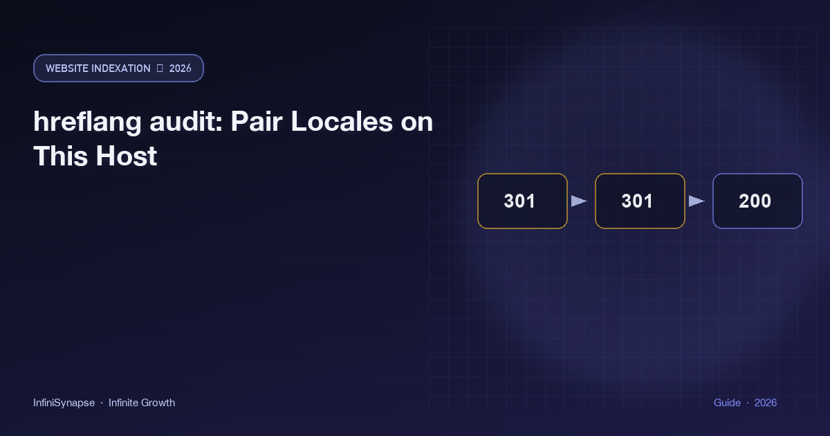 hreflang audit: pair locales, return tags, and x-default on this host before rewriting copy