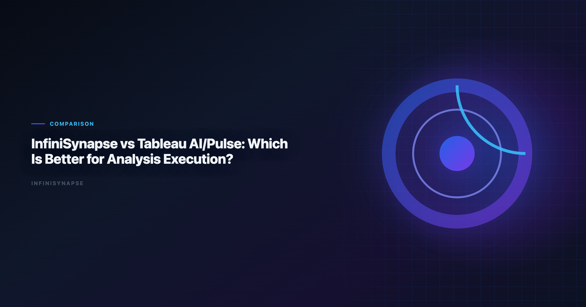 InfiniSynapse vs Tableau Pulse comparison for analysis execution