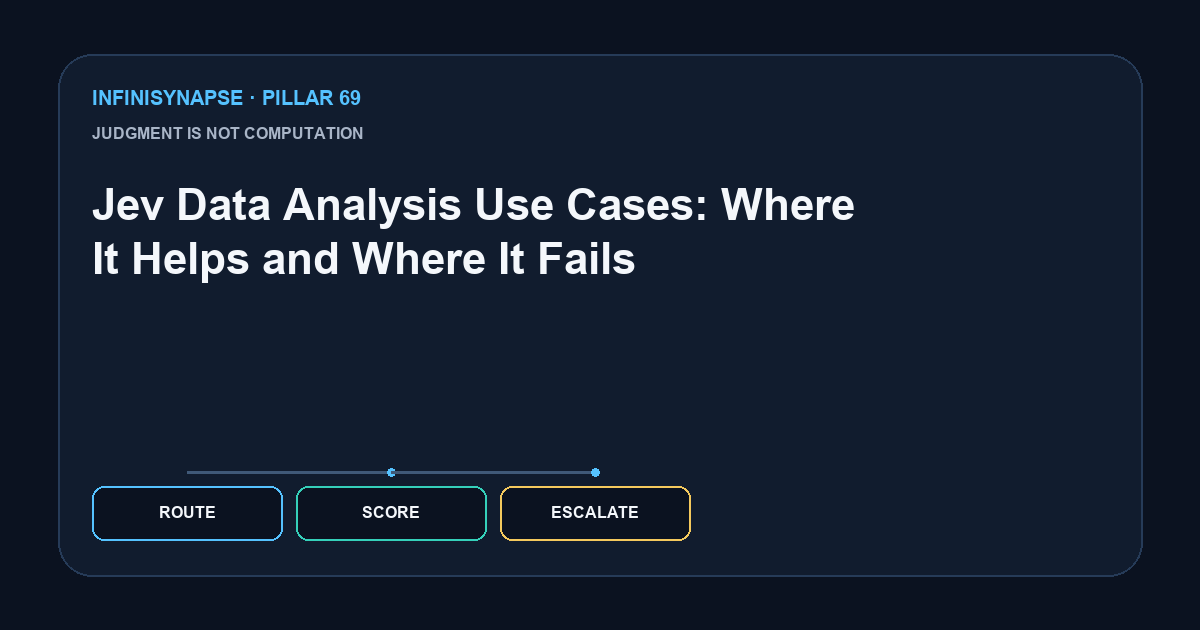 Jev Data Analysis Use Cases: Where It Helps and Where It Fails