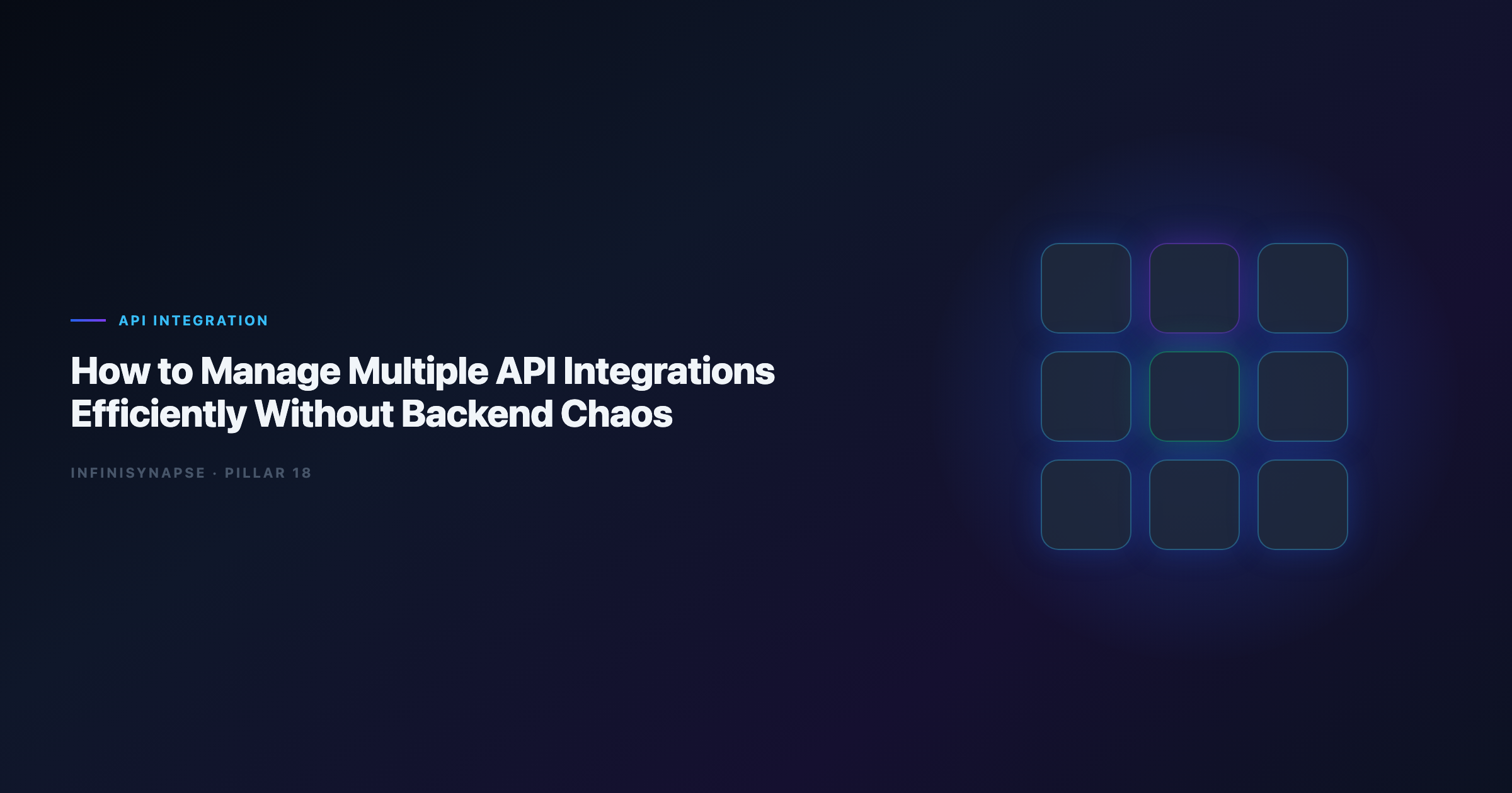 Managing multiple API integrations without backend chaos: registry, proxy, and Data Agent patterns for vibe-coded teams