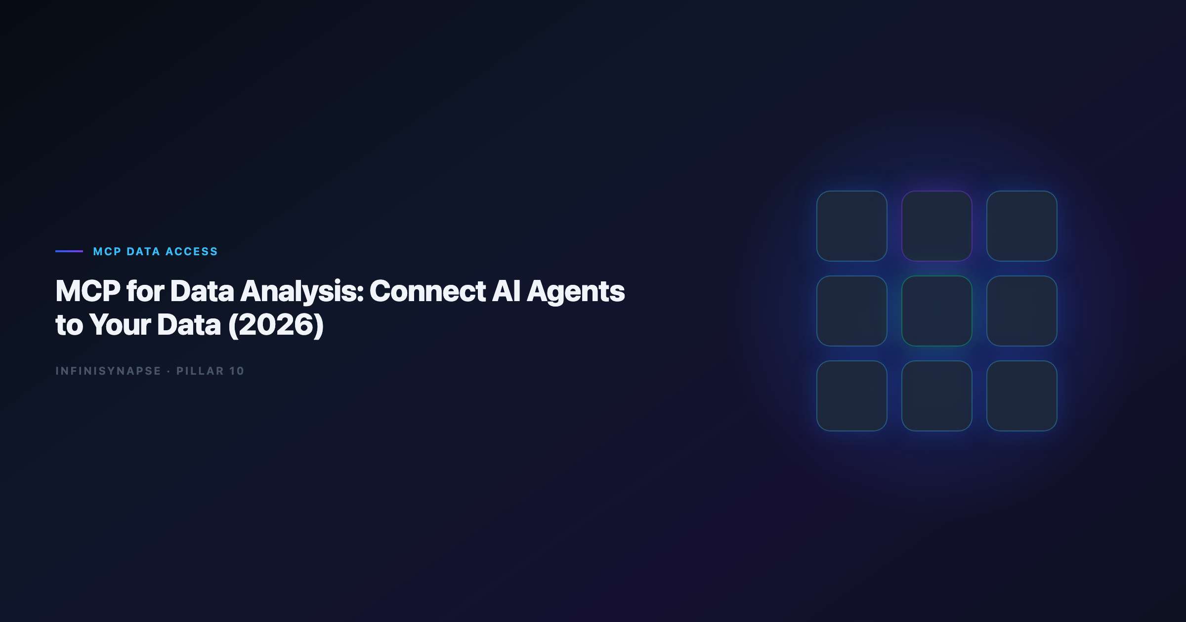 MCP for data analysis connecting AI agents to databases