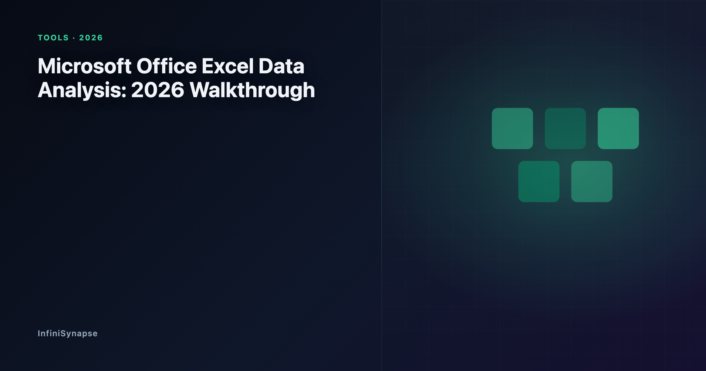 Microsoft Office Excel data analysis features in 2026: Power Query, Power Pivot, Analyze Data, and where an AI-native agent extends them