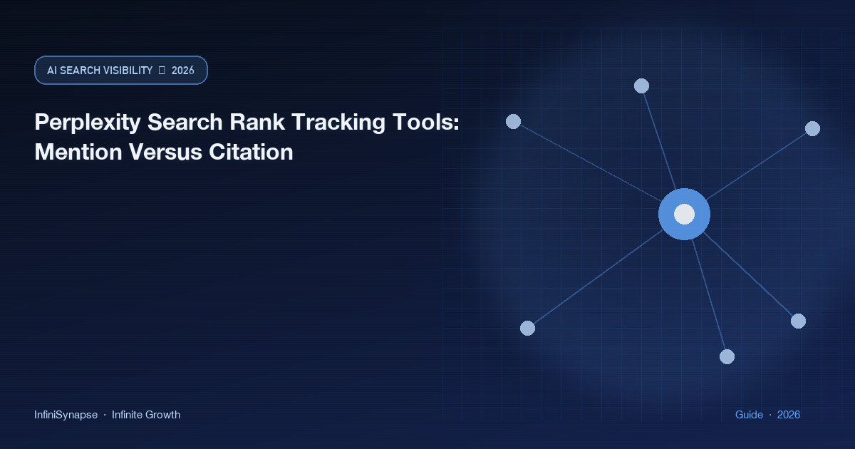 Perplexity search rank tracking tools logging mention versus citation on one locked prompt set