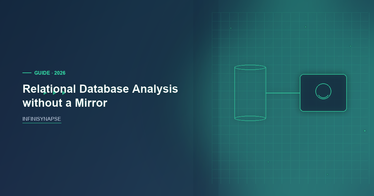 Relational Database: Bind, Then Replay — InfiniSynapse guide cover