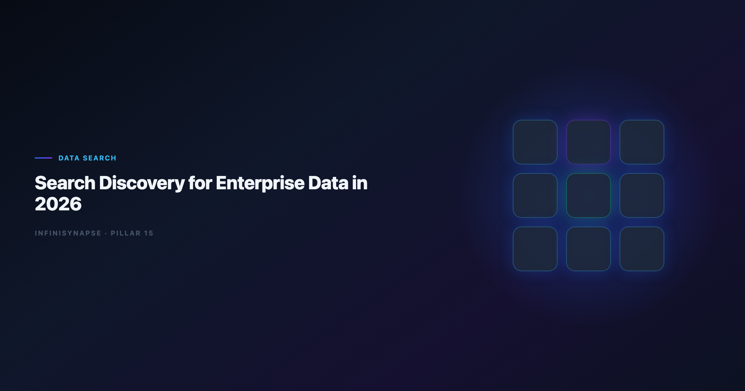 Search discovery architecture for enterprise data