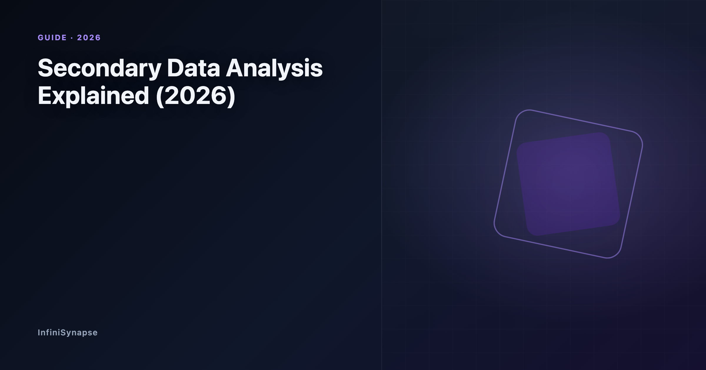 An overview of the approach for 2026: finding, evaluating, and analyzing existing datasets