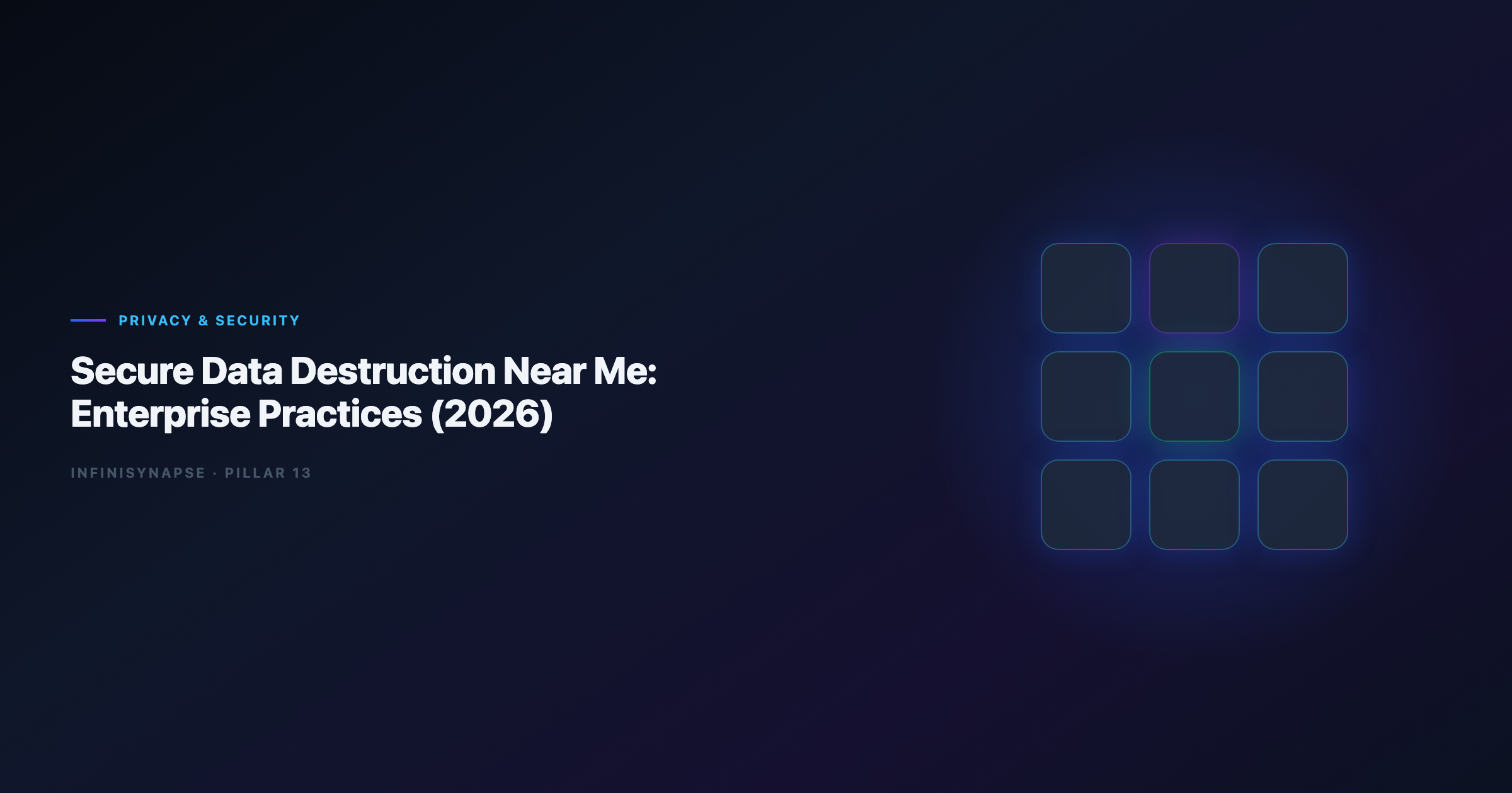 Secure Data Destruction Near Me: Enterprise Practices (2026)