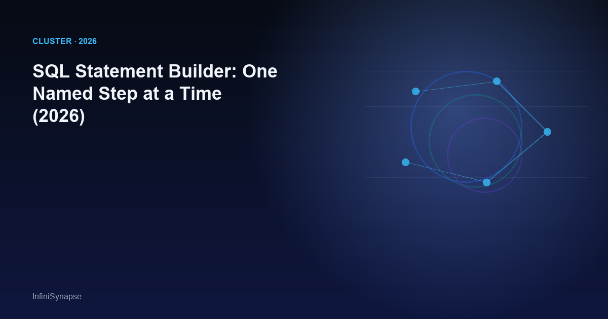 SQL Statement Builder: One Named Step at a Time (2026)
