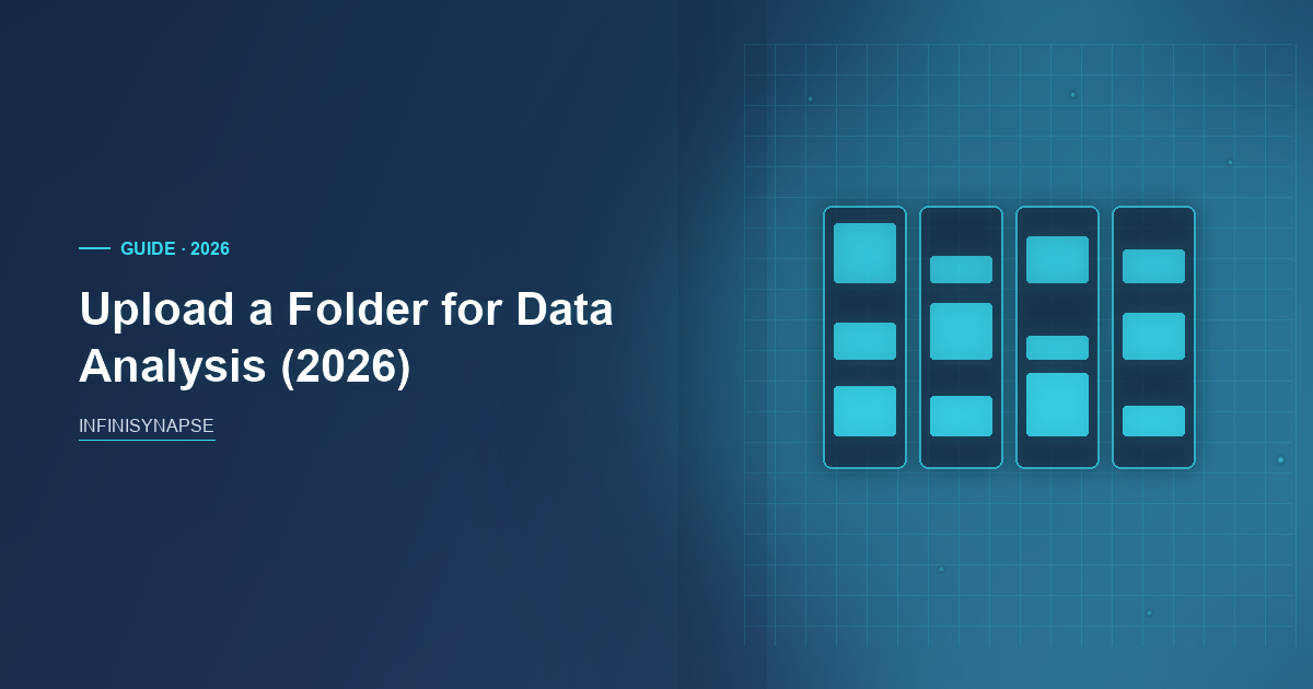 Upload Folder for Data Analysis: Bind, Then Replay — InfiniSynapse guide cover
