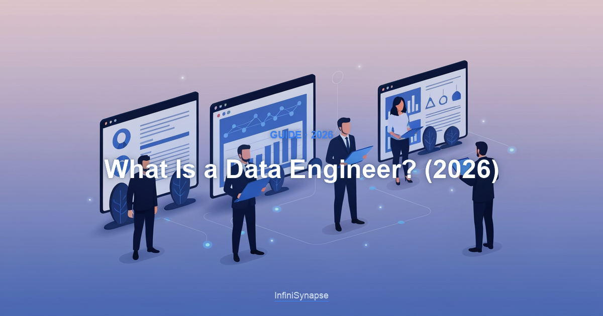 Overview answering what is a data engineer in 2026: the person who builds and runs the reliable systems behind all data work