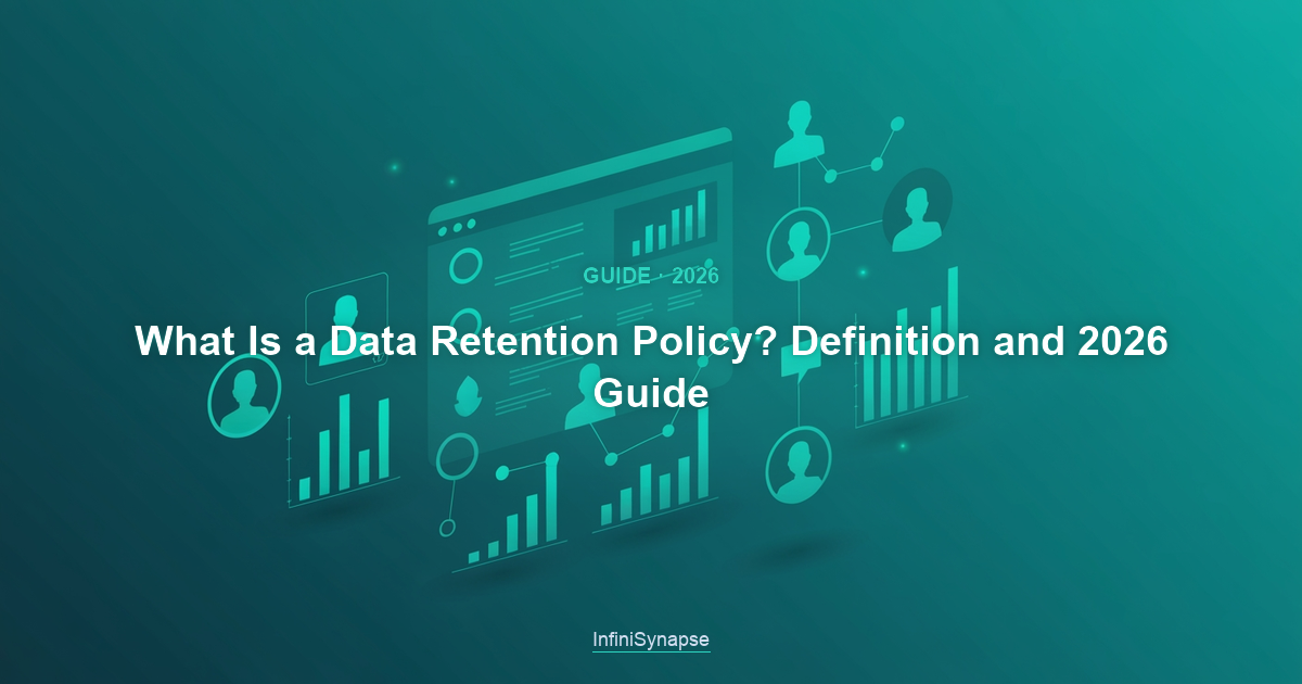 Diagram answering what is a data retention policy: retention schedules, legal holds, deletion rules, and the systems they govern