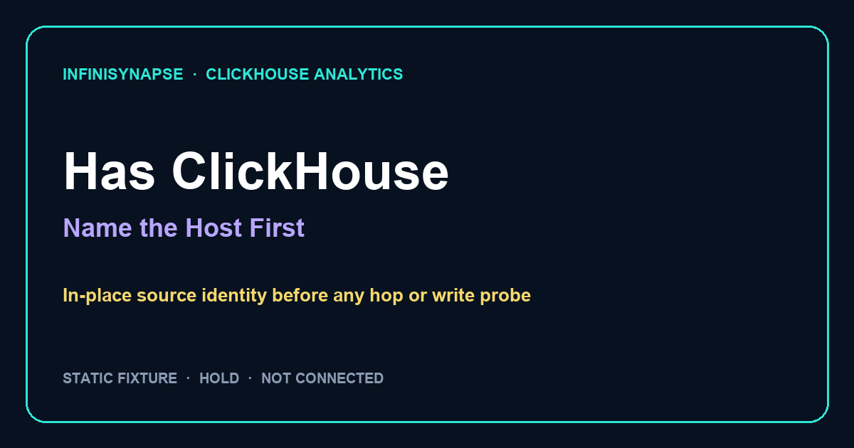 Static what is clickhouse identity review of host, grant, and grain