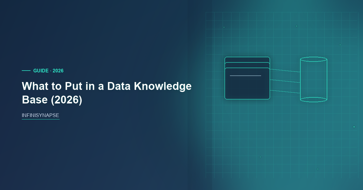 Data Knowledge Base: Bind Two Files, Then Replay — InfiniSynapse guide cover