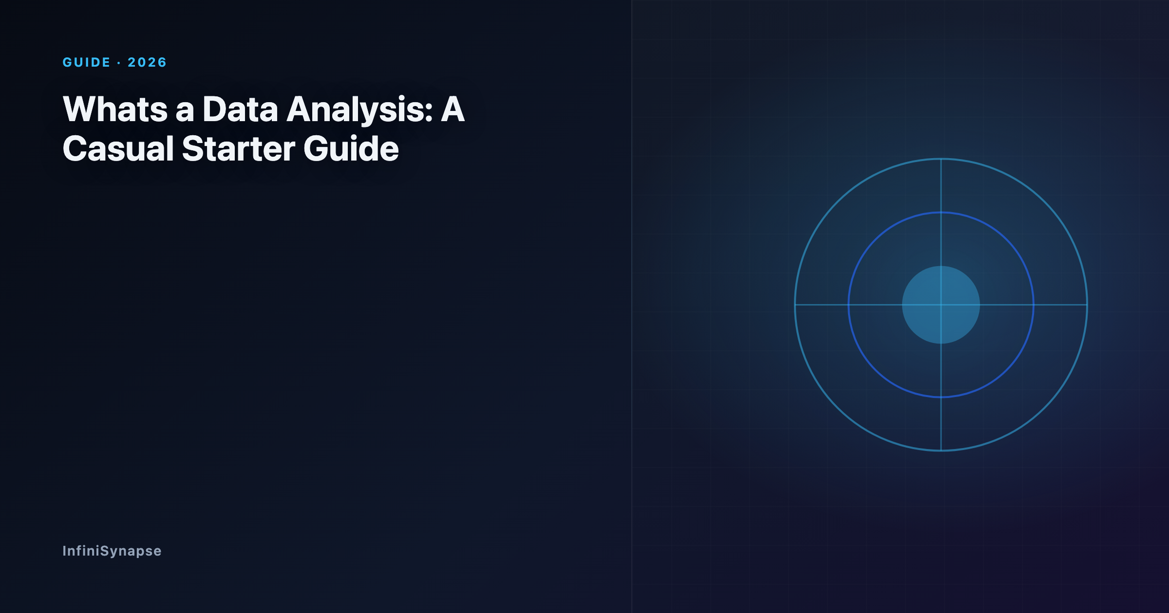 A friendly, casual illustration answering whats a data analysis with a simple, approachable flow