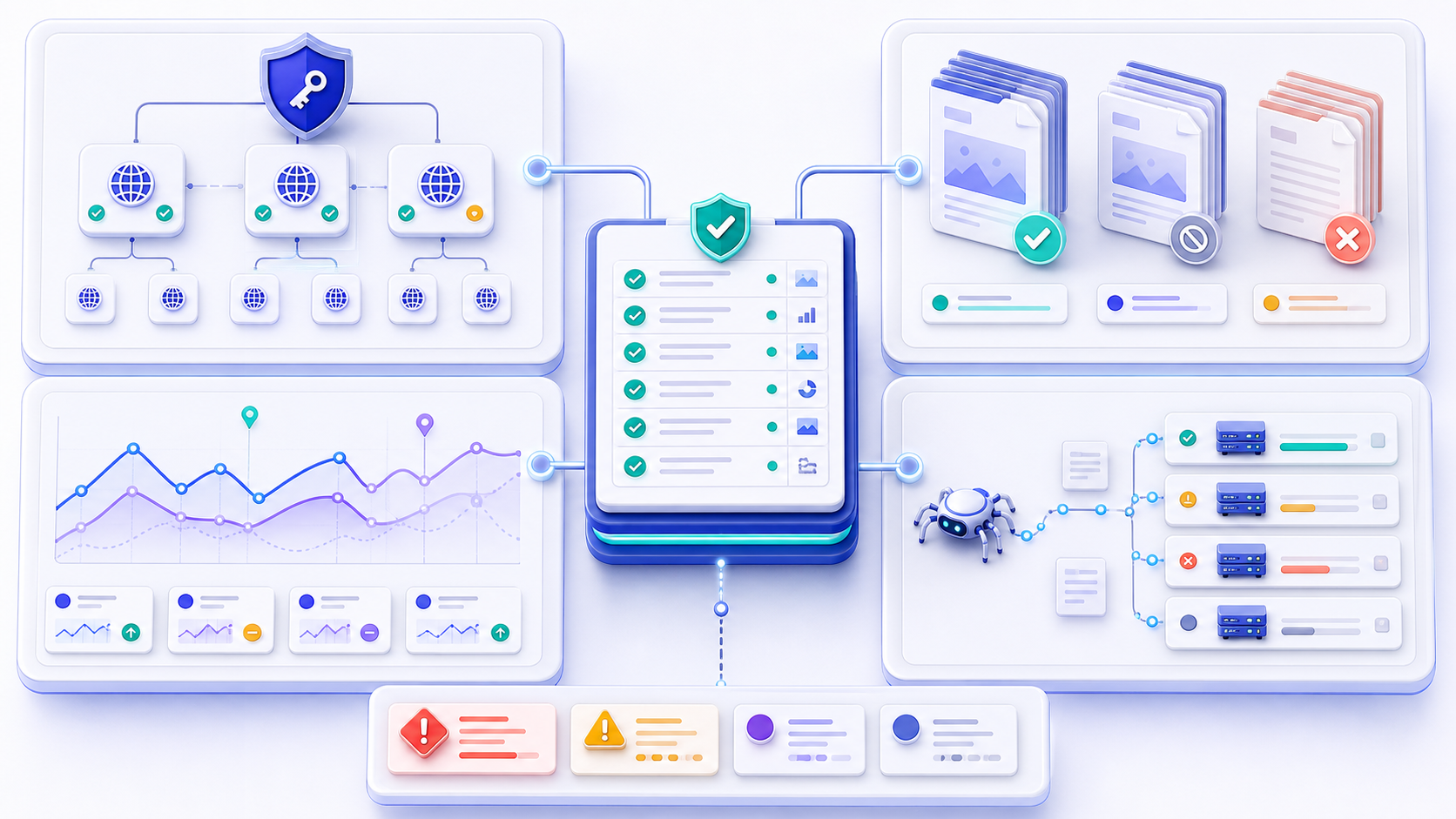 Google Search Console SEO audit matrix for property access, indexing, performance, and crawl health