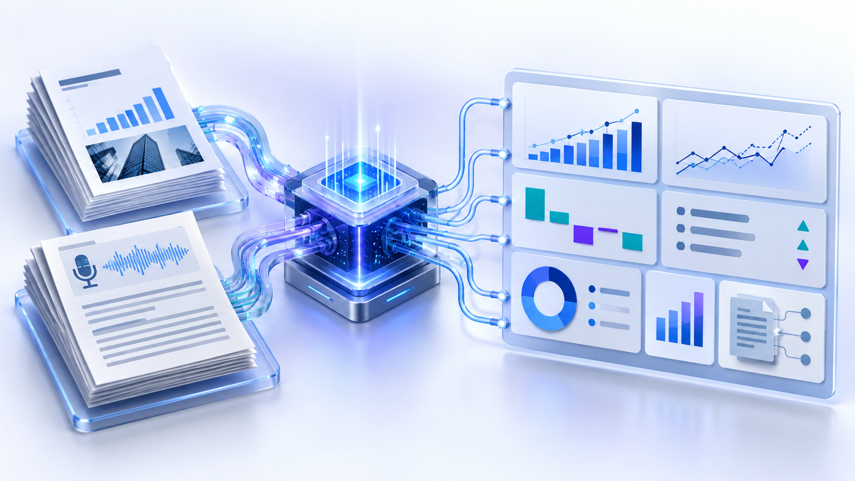 Topic-specific analytical illustration for AI earnings report analysis