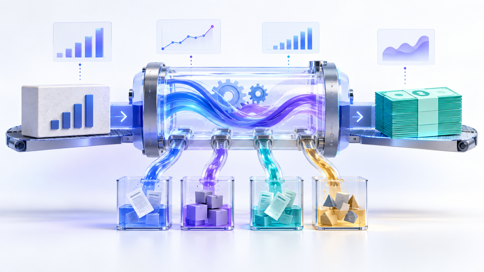 Topic-specific analytical illustration for cash conversion ratio