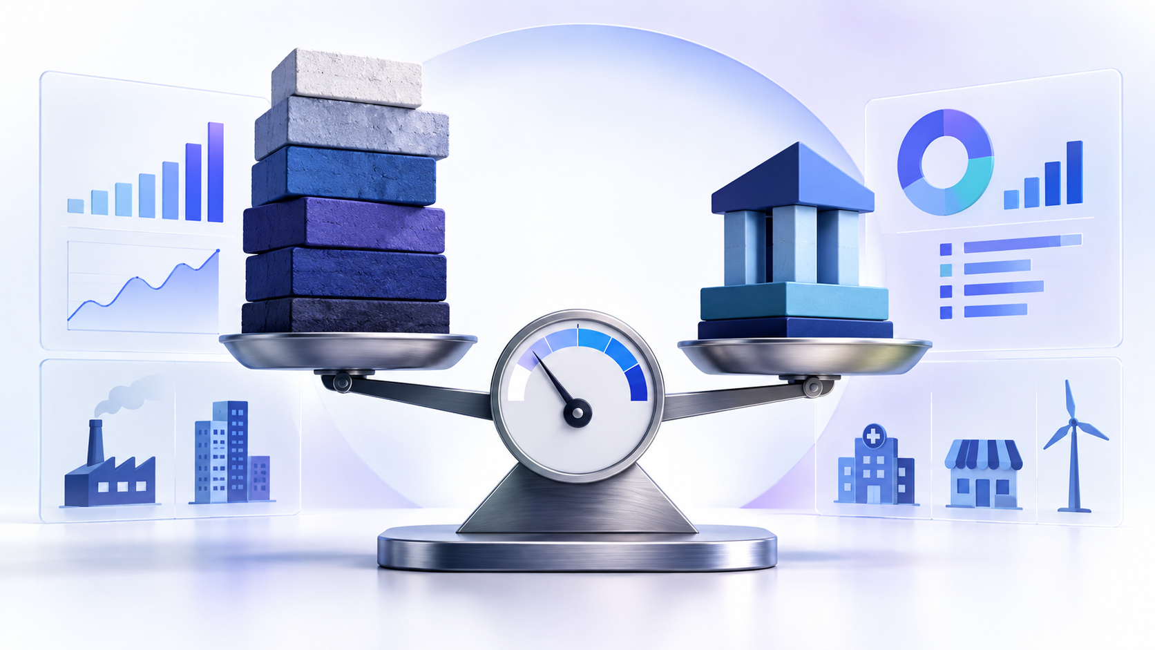 Topic-specific analytical illustration for debt to equity ratio explained
