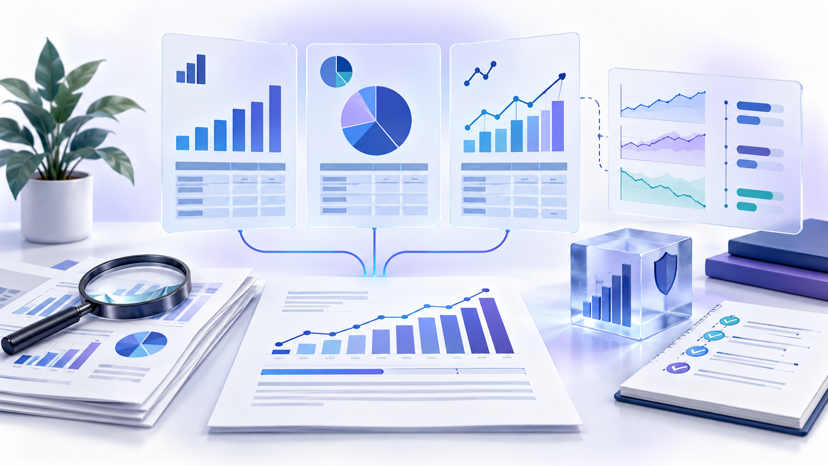 Topic-specific analytical illustration for financial statement analysis