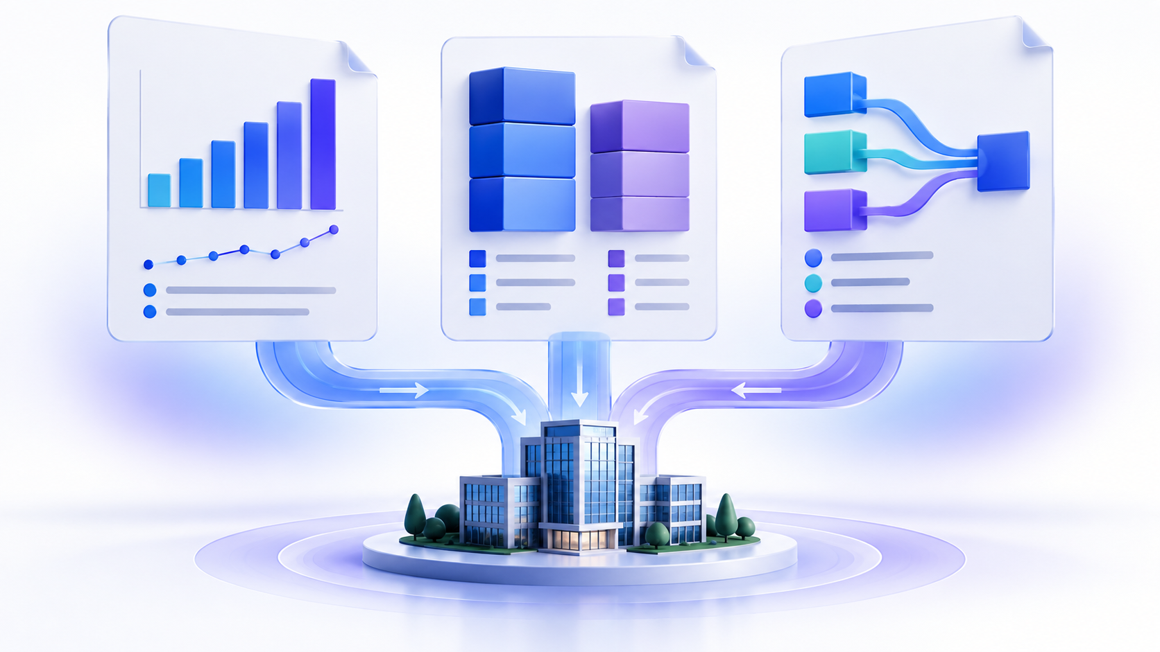 Topic-specific analytical illustration for financial statements explained