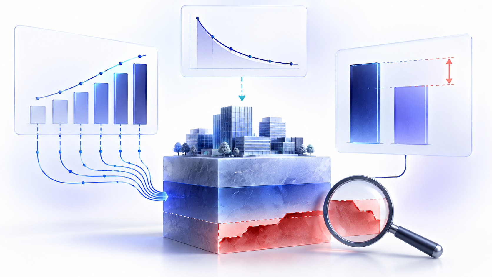 Topic-specific analytical illustration for goodwill impairment explained