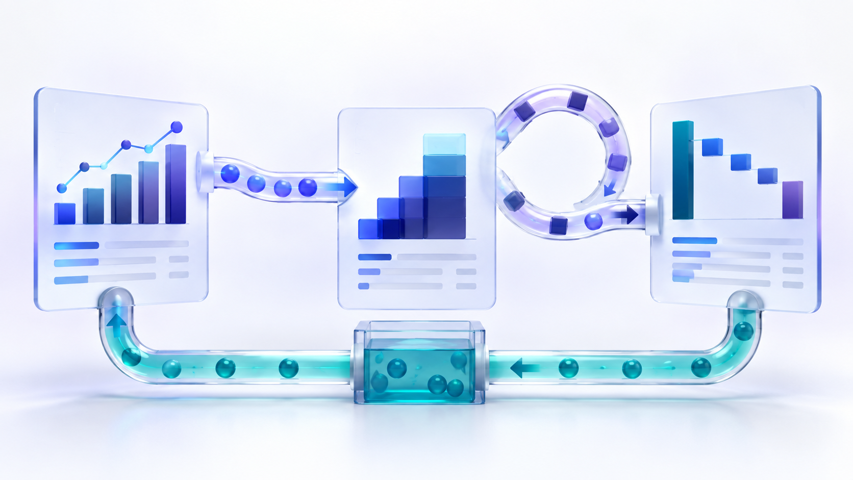 Topic-specific analytical illustration for how financial statements connect