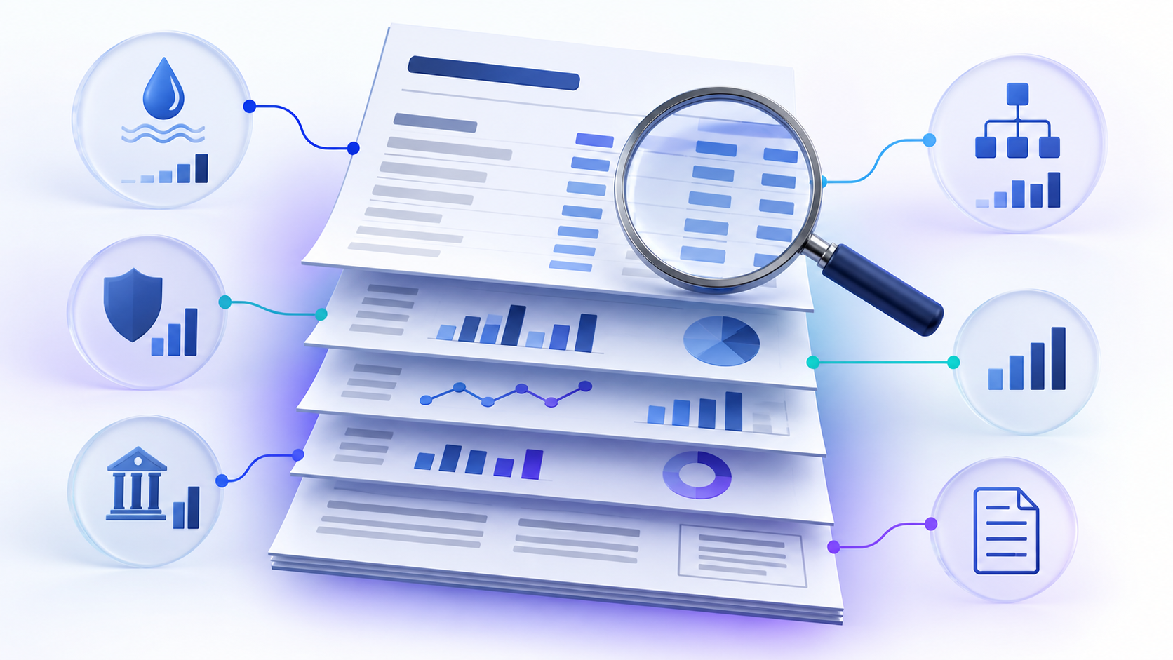 Topic-specific analytical illustration for how to read a balance sheet