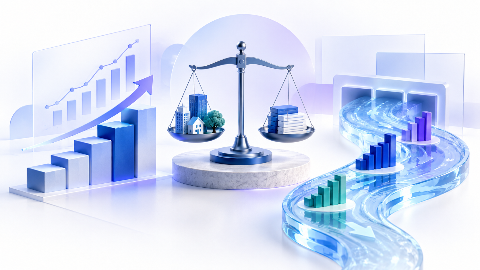Topic-specific analytical illustration for income statement balance sheet cash flow