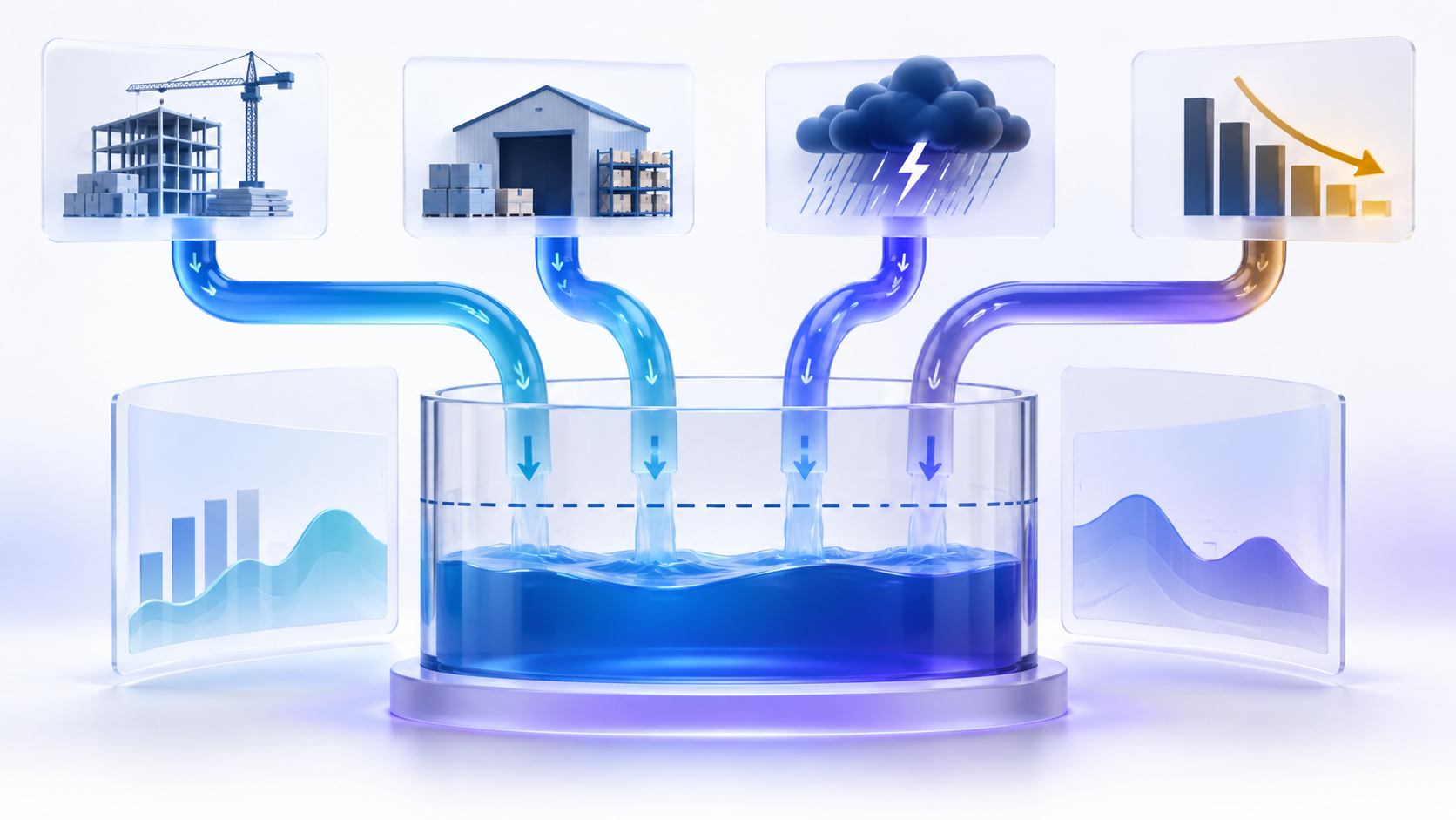 Topic-specific analytical illustration for negative cash flow meaning