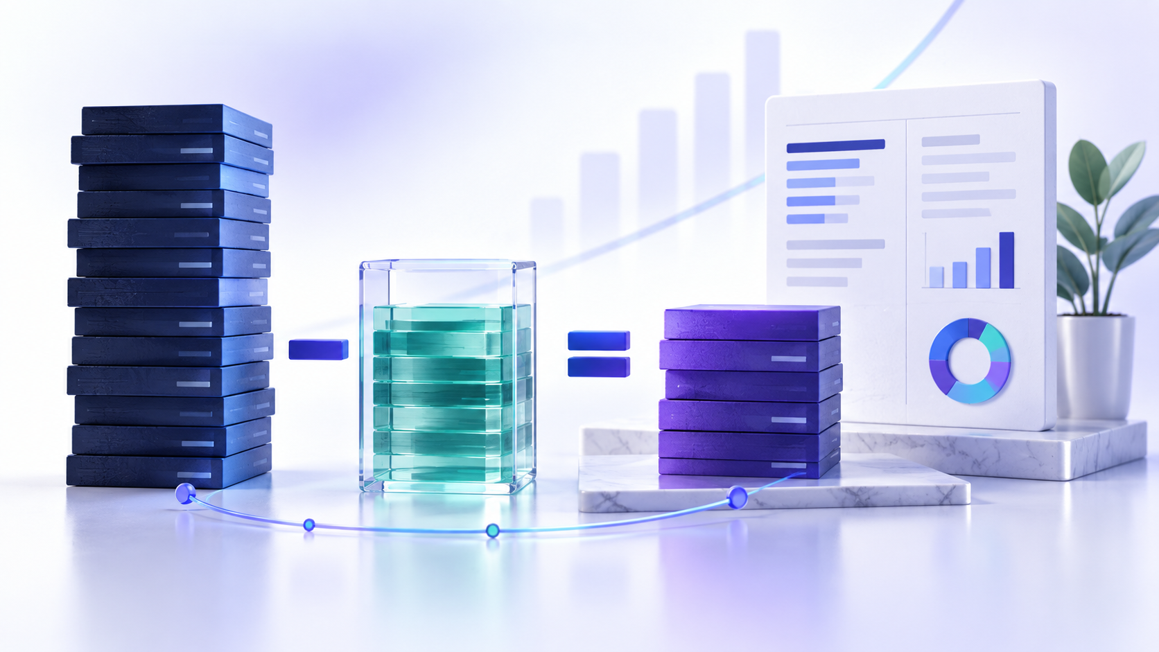 Topic-specific analytical illustration for net debt explained