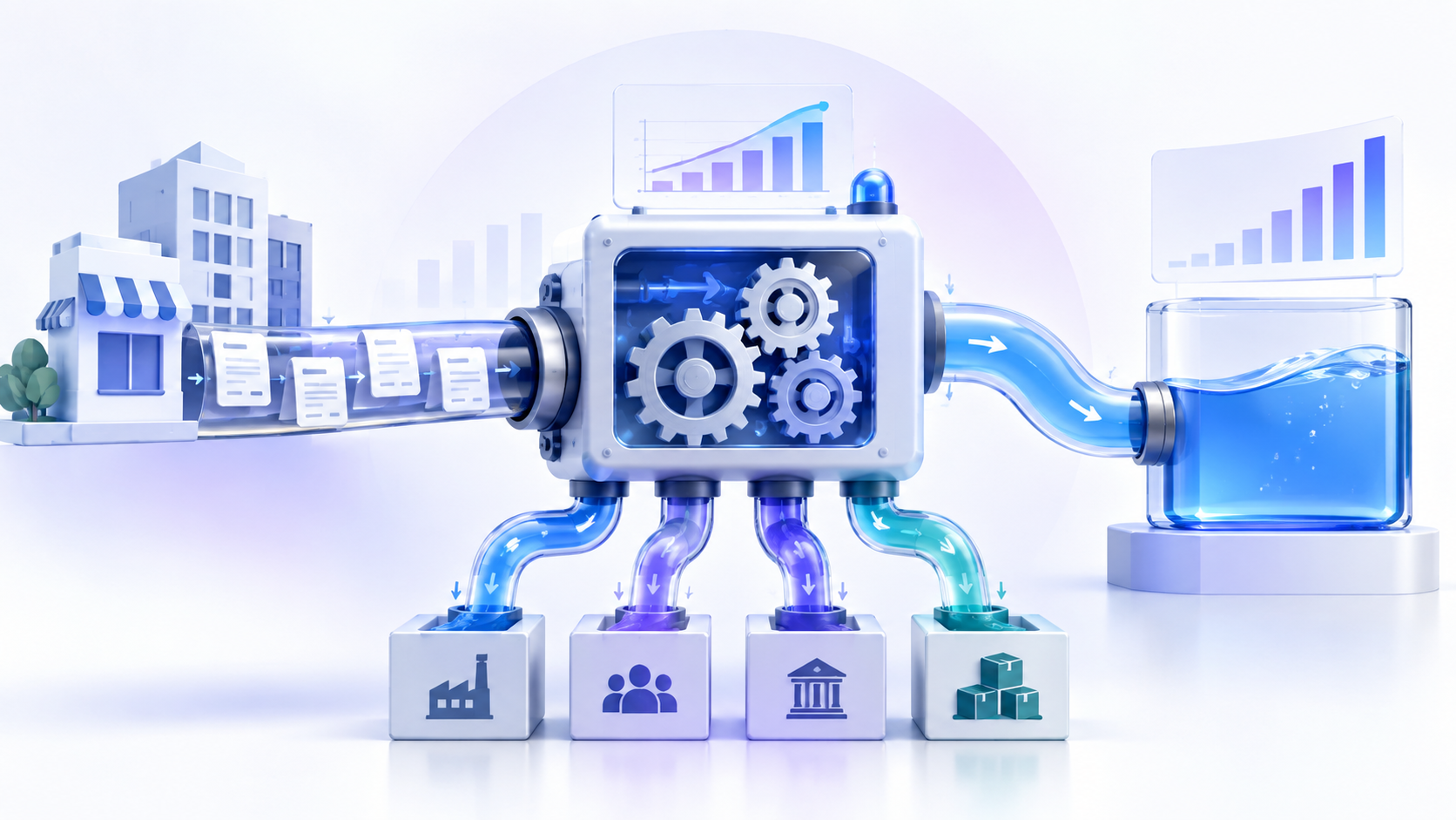 Topic-specific analytical illustration for operating cash flow explained