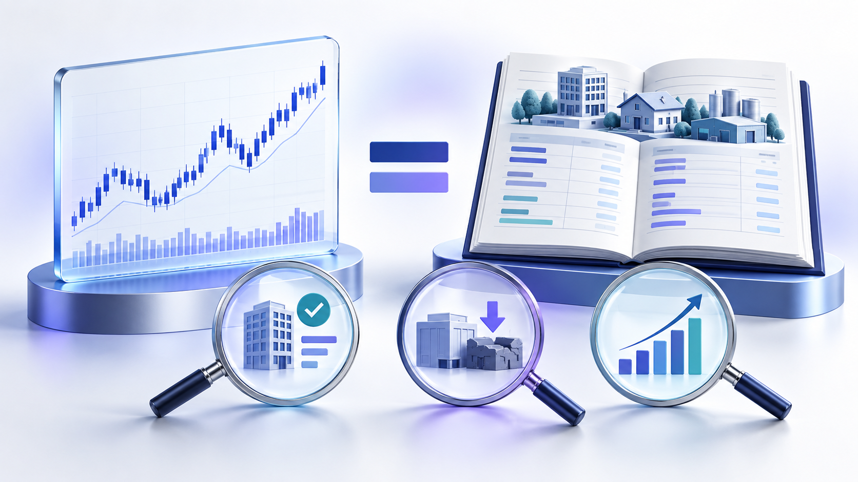 Topic-specific analytical illustration for price to book ratio explained